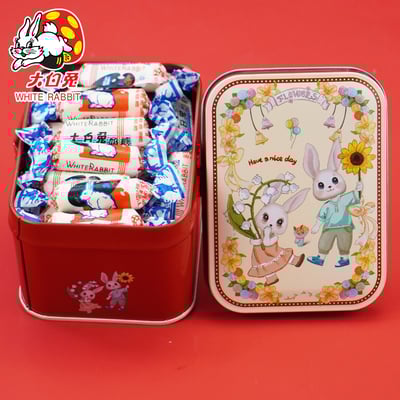 經典國貨大白兔奶糖禮盒裝混合口味裝兒童春節禮盒125g4