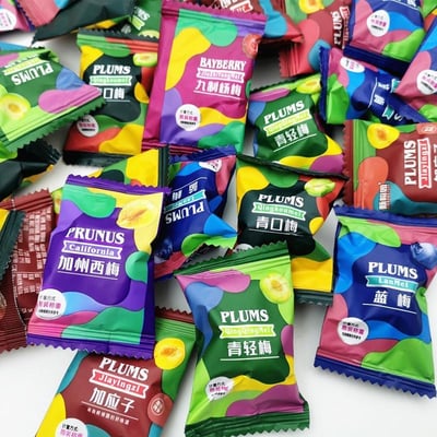 新榕園繽紛彩虹梅500克/包獨立小包裝2