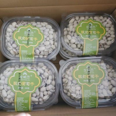 酸奶山楂球蓝莓口味酸奶葡萄干山楂球盒装200g夹心白巧克力年貨 質保12月2