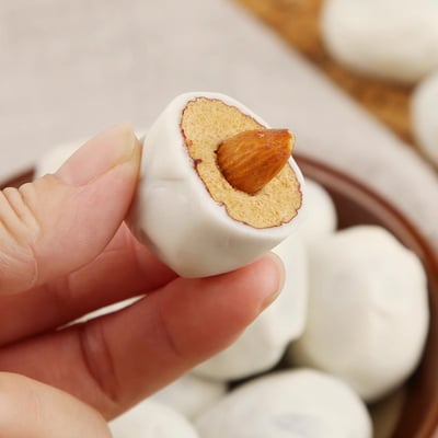 巴旦木榴蓮奶棗巴旦木夹心红枣杏仁奶枣独立小包装 质保9个月4