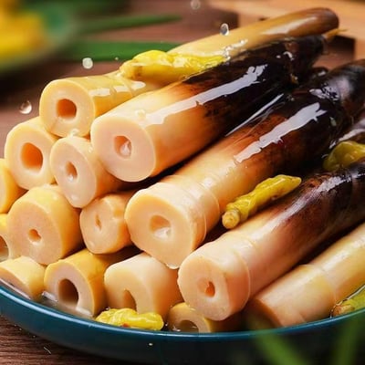 手剝筍開袋即食酸辣開胃網紅泡椒手剝筍新鮮脆嫩竹筍500克/袋 質保12月1