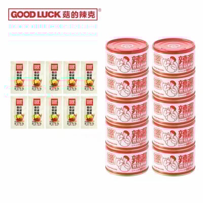 菇的辣克香菇醬菇香鮮椒醬下飯醬拌飯拌面醬80克罐裝香辣蘑菇醬 質保12月2