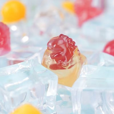 新型剝皮軟糖3D趣味動物造型多口味兒童糖果精美零食禮包 質保12月6