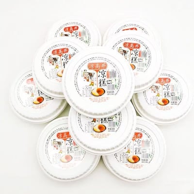 涼高井即食涼糕240克/碗裝 夏日清涼速食軟嫩Q彈配紅糖勺子冰鎮更佳 質保8月3