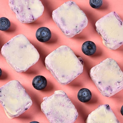 法思覓語凍干酸奶塊混合水果草莓芒果黃桃45g/袋網紅酸奶休閑零食獨立包裝 質保12月8