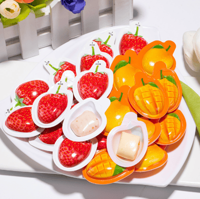3D水果榴莲糖草莓糖创意奶糖 散装随身零食办公室网红零食 糖果批发 質保12月3