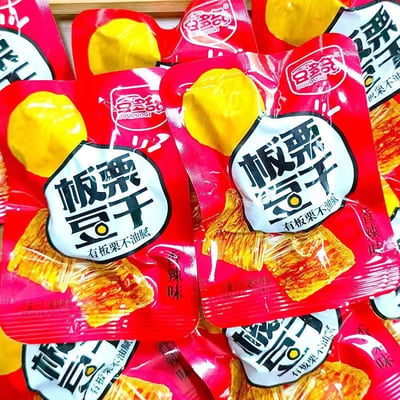 豆多奇新品板栗豆干即食小裝五香麻辣小零食獨立小包裝辦公室小吃隨身可帶 質保9月4