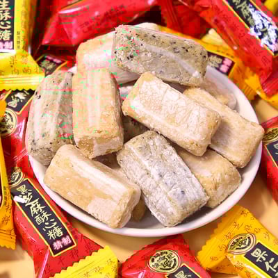 徐福记酥心糖黑芝麻果仁味酥脆老式传统糖果结婚喜糖零食批发2