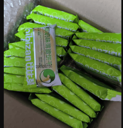 比比赞椰奶薄脆饼干单独包装早餐巧克力薄饼干网红小零食解馋儿童 質保8個月5