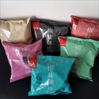 新品零食椒鹽麻辣香脆藕片酥脆解饞小零食油炸藕片100克/袋 6種口味 質保6個月4