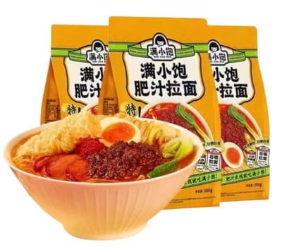 滿小飽拉面米線米粉袋裝系列新品超有料方便面速食食品1