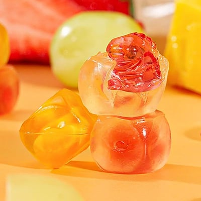 新型剝皮軟糖3D趣味動物造型多口味兒童糖果精美零食禮包 質保12月3