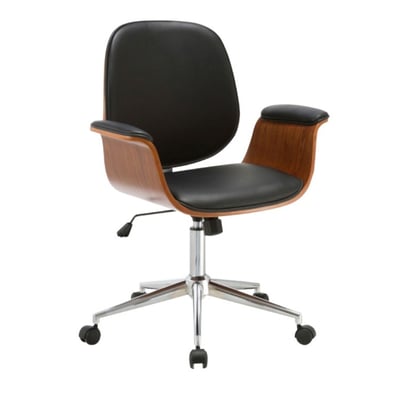 Idalia伊達利亞中低背曲木扶手電腦椅-兩色可選1