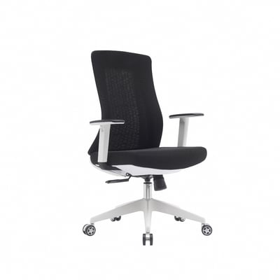 Vortex 2.0 旋流白框中背半網扶手人體工學電腦椅-三色可選13