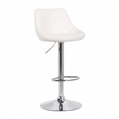 Logan羅根菱格紋皮面可調式吧檯椅-四色可選3