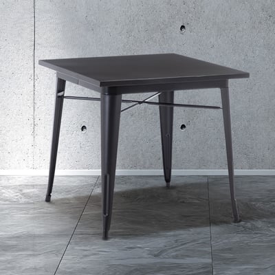 Delia迪麗雅工業風金屬方形餐桌-幅80cm-四色可選19