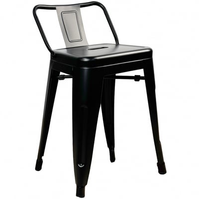 鐵翰工業風金屬低背餐椅-座高45cm-四色可選11