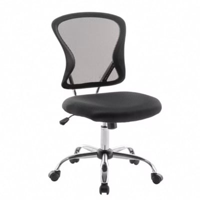 Cody寇帝中背半網電腦椅-黑色1