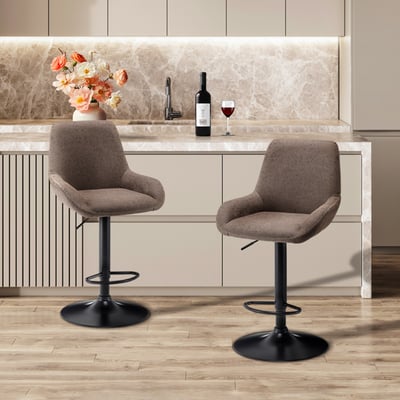 Orlando奧蘭多工業風可調式吧檯椅-兩色可選16