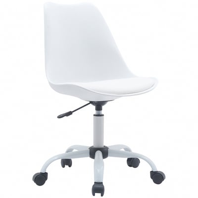 Gwyn葛溫經典PP背軟墊白腳電腦椅-五色可選15