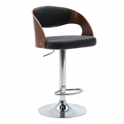 Izra伊澤拉曲木PU可調式吧檯椅-兩色可選2