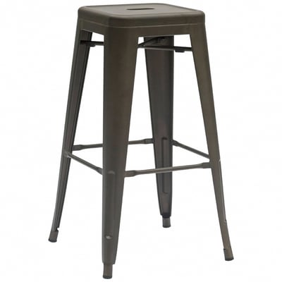 Yanni亞尼工業風可堆疊金屬吧檯椅-高76cm-四色可選2