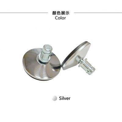 電鍍固定腳墊-銀色