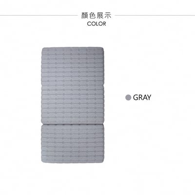 摺好睡冰晶紗涼感透氣三折床墊3尺-灰色1