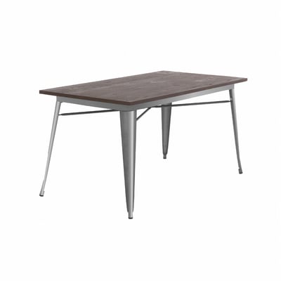 Jed傑德金屬木面工業風桌-140x80cm-四色可選4