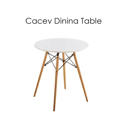 Cacey卡希圓形餐桌-60cm-白色2