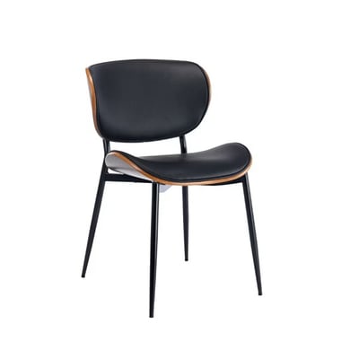 Adrian亞德里安PU面曲木簡約休閒餐椅-三色可選19