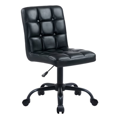 Koch科赫可調式方格黑腳電腦椅-兩色可選12