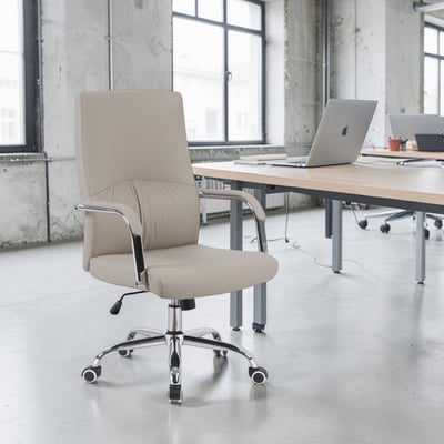 馭尚PU皮高背人體工學椅-兩色可選17