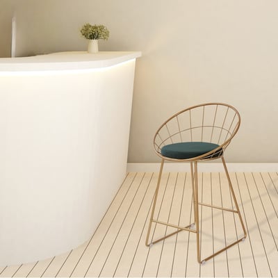 Moonlight月光全金腳軟墊吧檯椅-坐高76cm-三色可選19