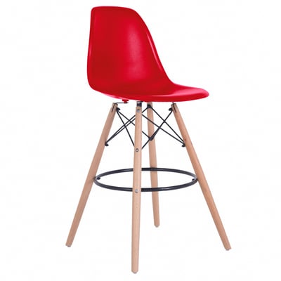 EMSH北歐經典造型吧檯椅-七色可選12