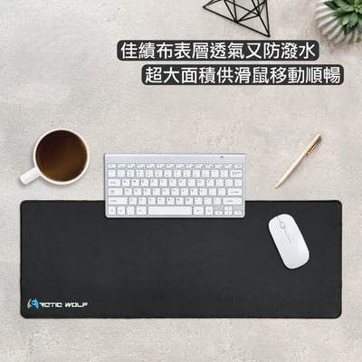 電競滑鼠墊80x30cm-黑色11