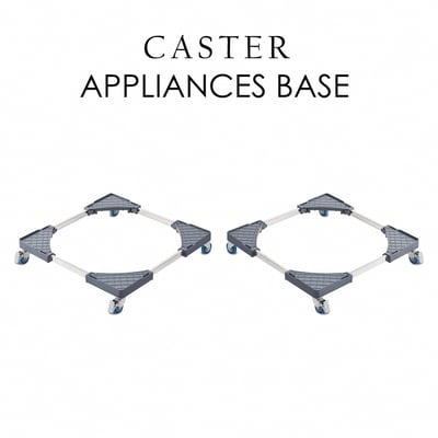 Caster卡斯特洗衣機冰箱附輪台座-灰色2