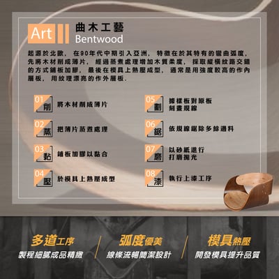Leif萊芙曲木PU升降黑腳吧檯椅-兩色可選10