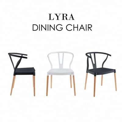 Lyra萊拉Y字半圓造型休閒餐椅 4色可選16