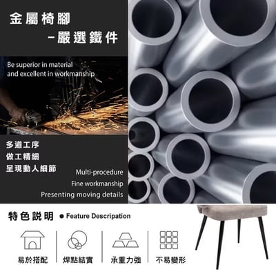 Farah法拉簡約布面扶手休閒椅-兩色可選10