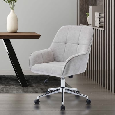 Eve伊芙高級布面電腦椅-灰色16