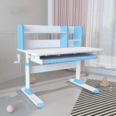 ZUZU祖祖彩邊書架單抽多功能陪讀兒童升降成長桌-寬100cm-三色可選20