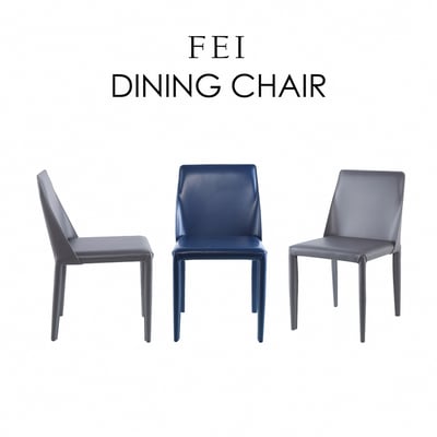 Fei妃馬鞍皮休閒餐椅-兩色可選3