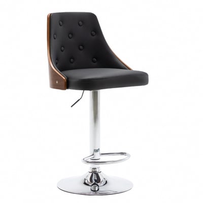 Trey特雷曲木PU拉扣可調式吧檯椅-兩色可選2