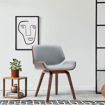 Martha瑪莎PU皮面經典曲木餐椅-三色可選16