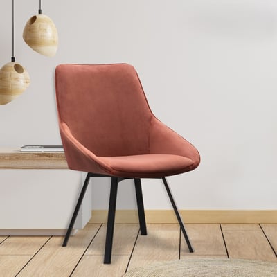 Naila奈拉旋轉絨布餐椅-三色可選19