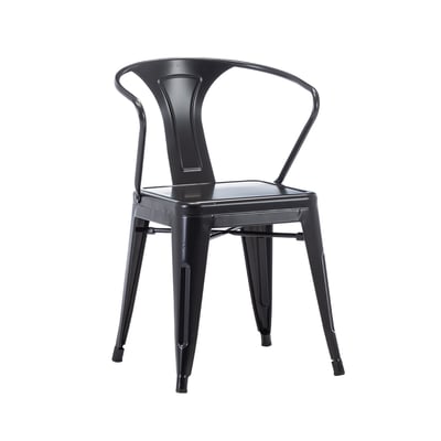 Joa喬亞工業風金屬造型背靠餐椅 三色可選2