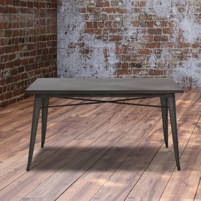 Kev凱夫全金屬工業風桌-140x80cm-四色可選20