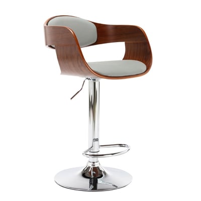 Zona若娜曲木扶手吧檯椅-兩色可選1