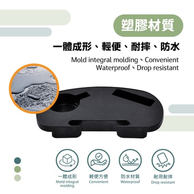 York約克折合椅杯架-黑色7